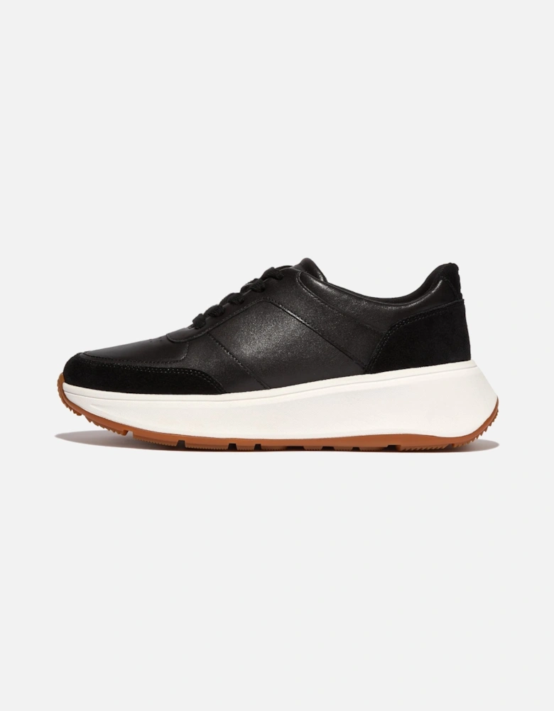 F-Mode Leather/Suede Flatform Trainers