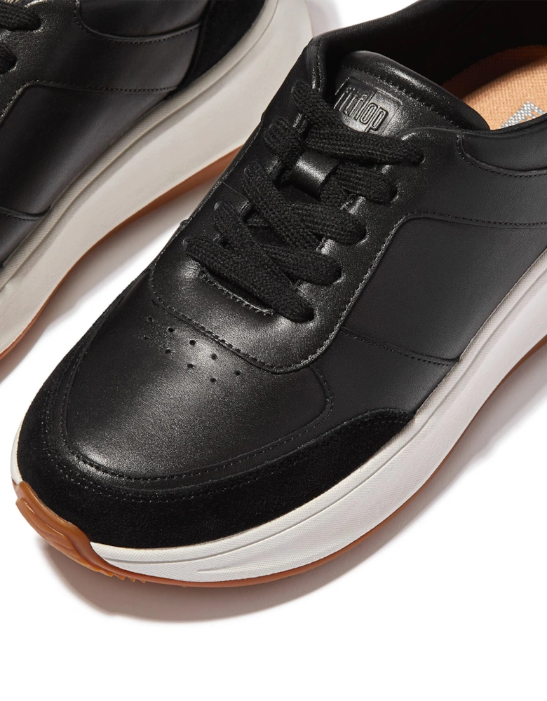 F-Mode Leather/Suede Flatform Trainers