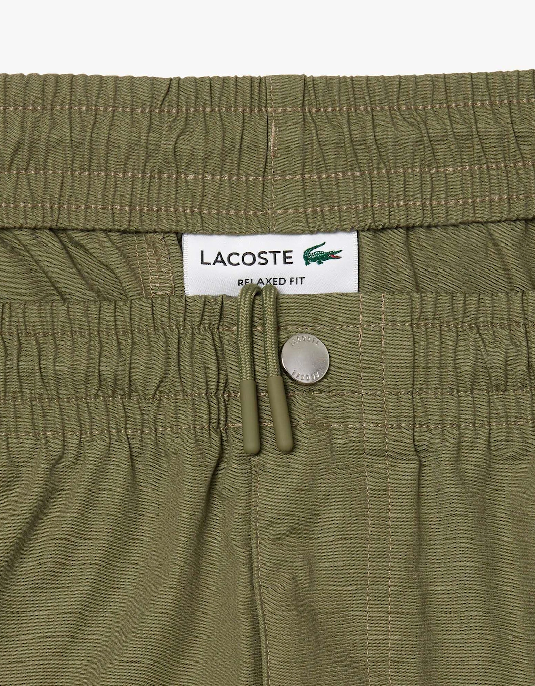 Relaxed Fit Poplin Shorts