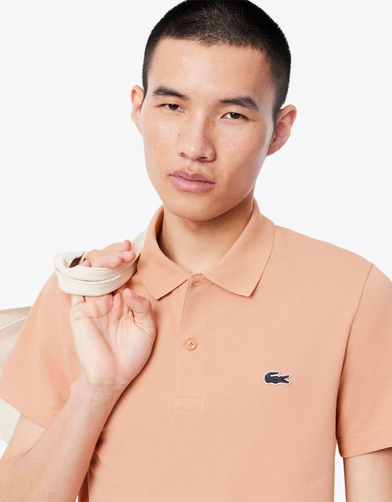 Cotton Blend Polo Shirt
