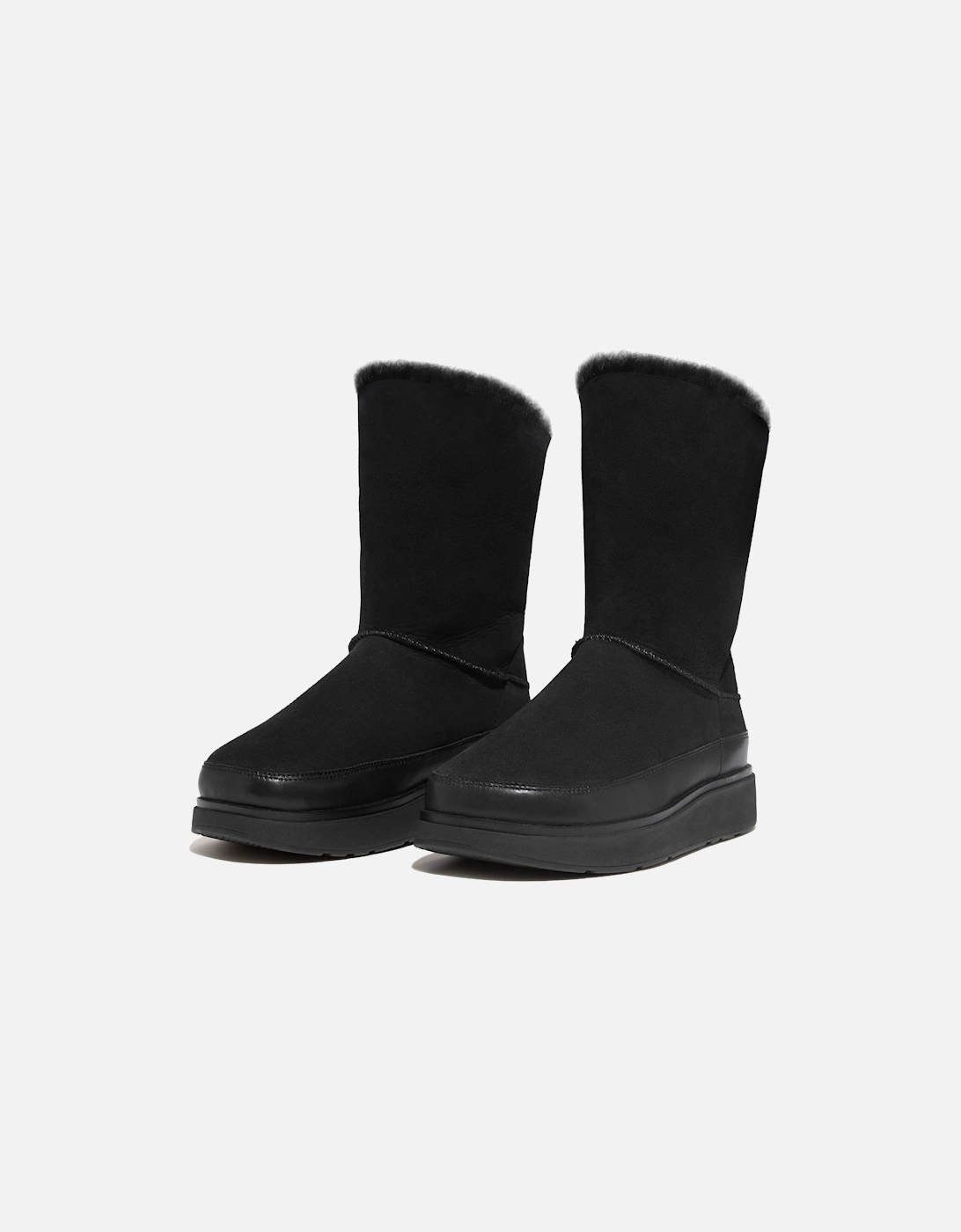 Gen-ff Short Duble Faced Shearling Boots