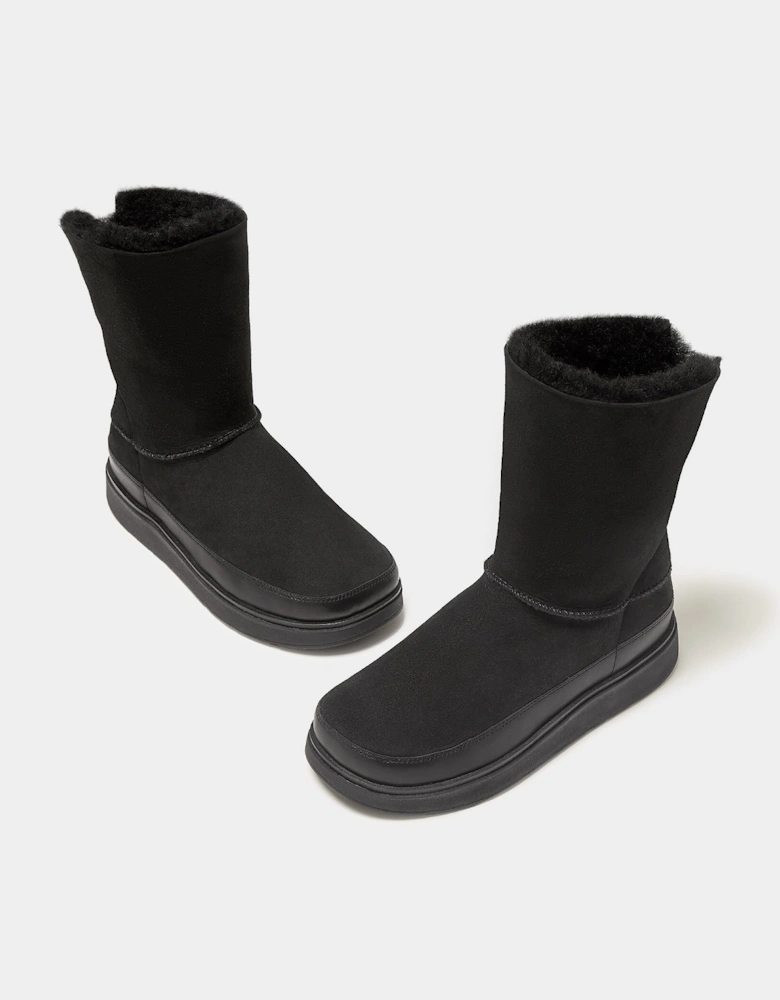 Gen-ff Short Duble Faced Shearling Boots