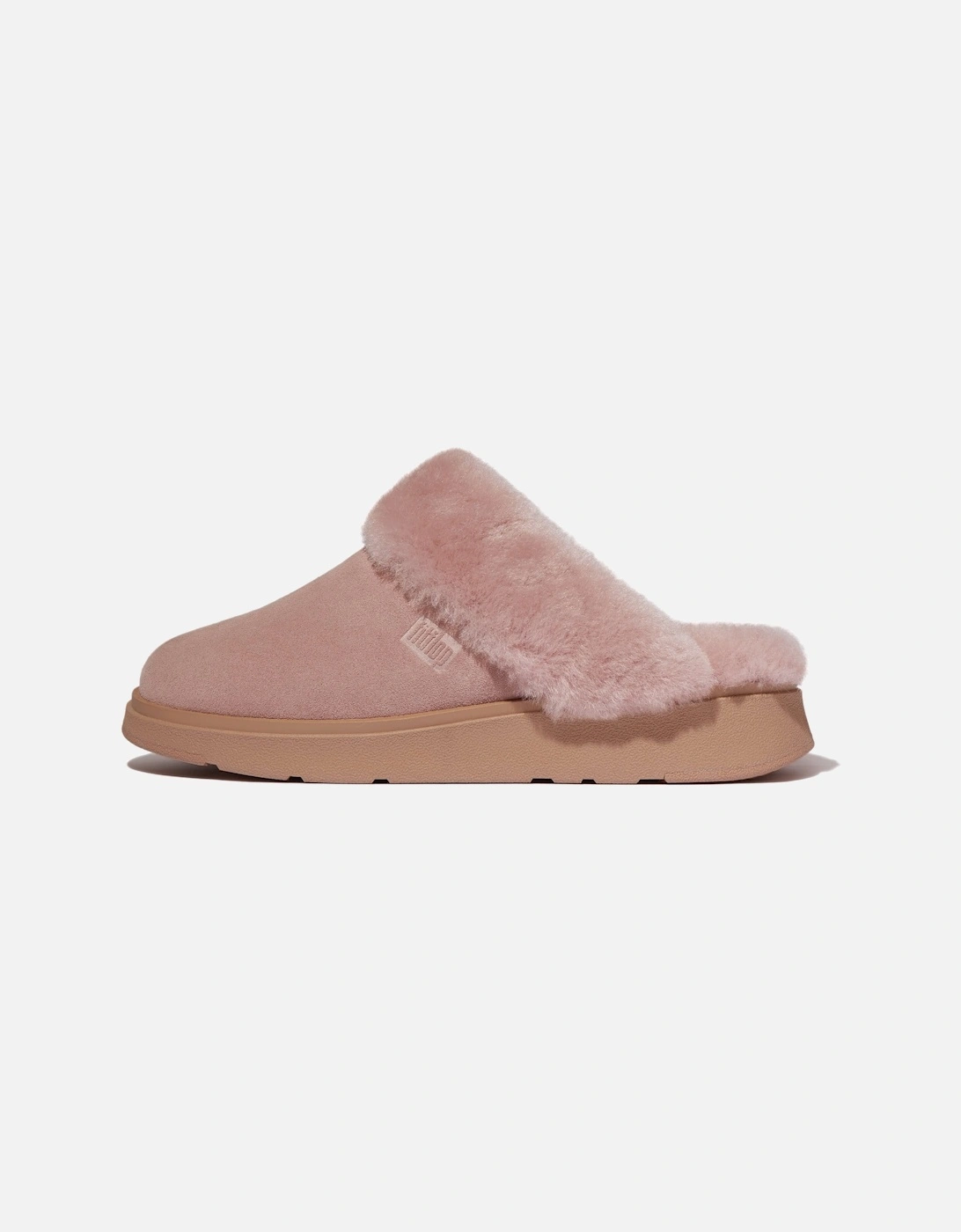 Gen-FF Shearling Collar Suede Slippers, 7 of 6
