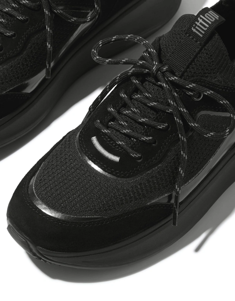 F-Mode FlatForm Slip on Laced Trainers