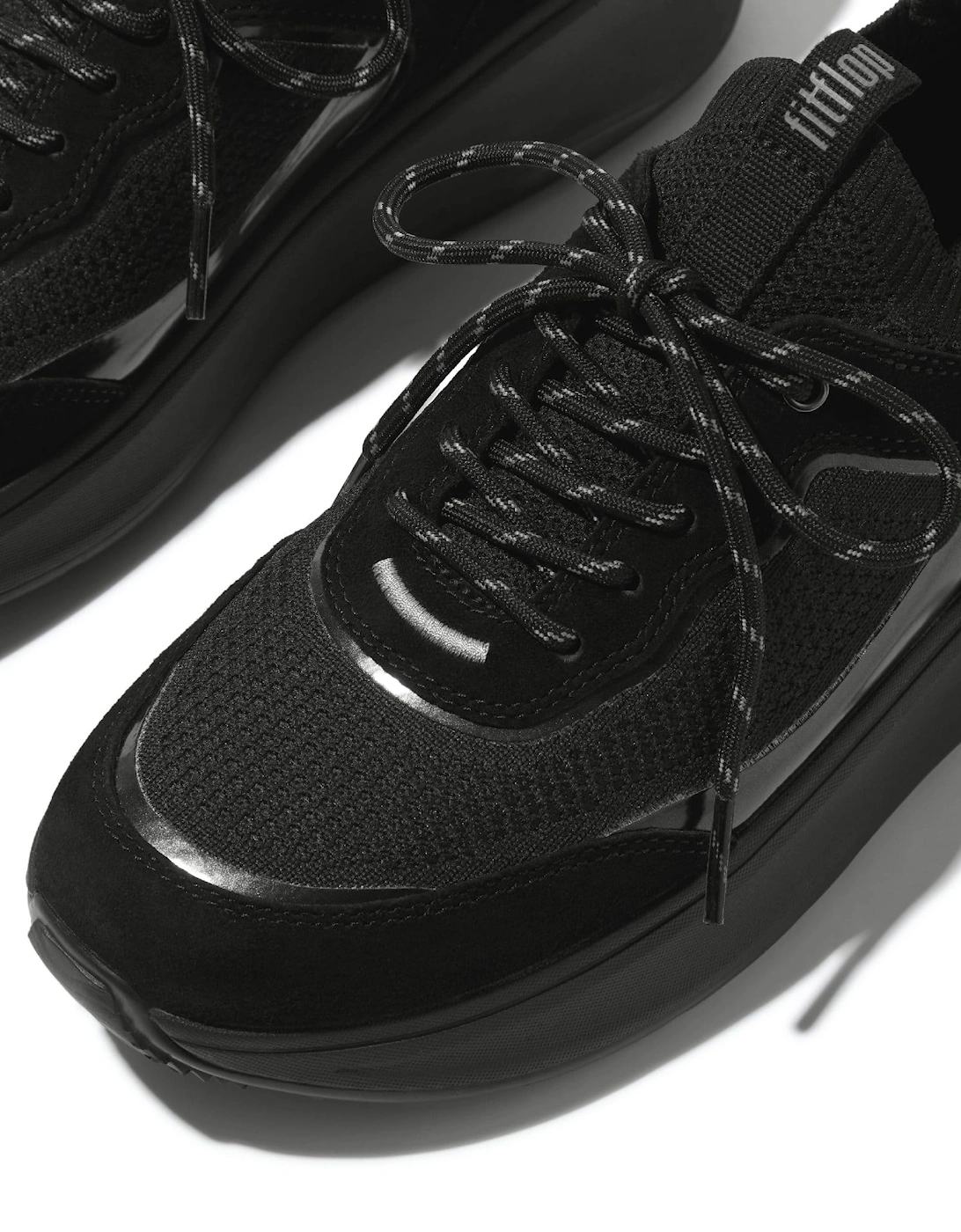 F-Mode FlatForm Slip on Laced Trainers