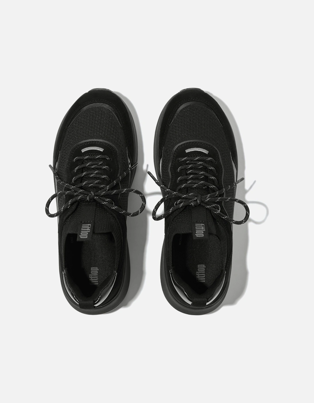 F-Mode FlatForm Slip on Laced Trainers