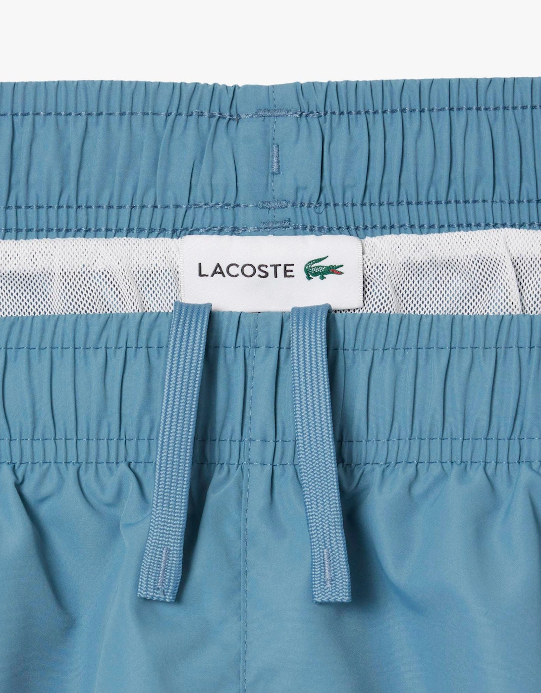 Long Branded Swim Trunks