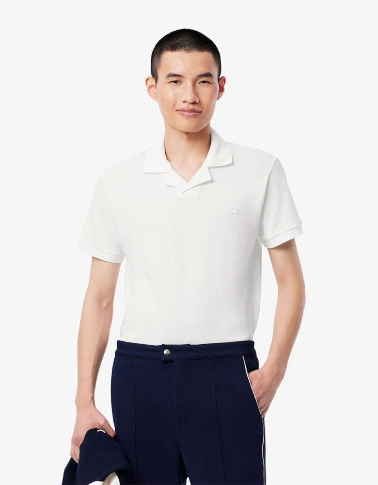 Classic Fit Open Neck Paris Polo Shirt