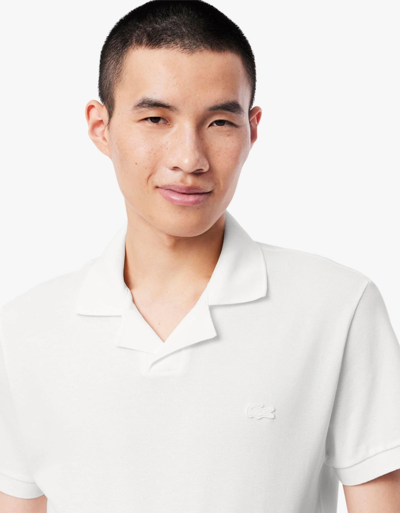 Classic Fit Open Neck Paris Polo Shirt