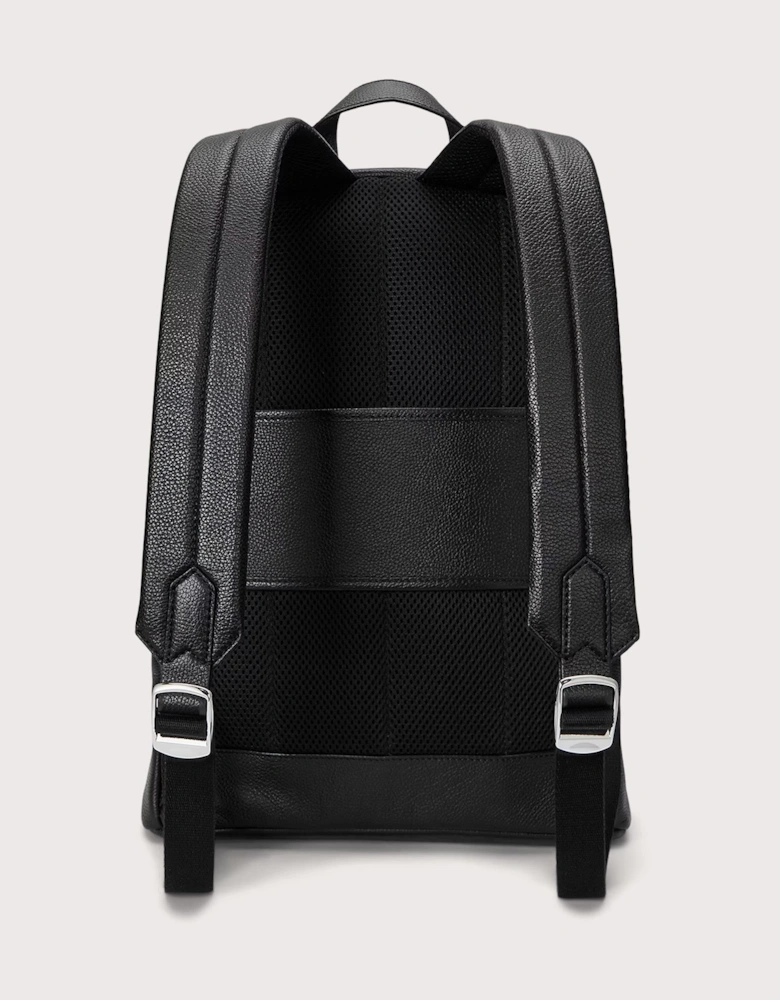 Pebbled Leather Backpack