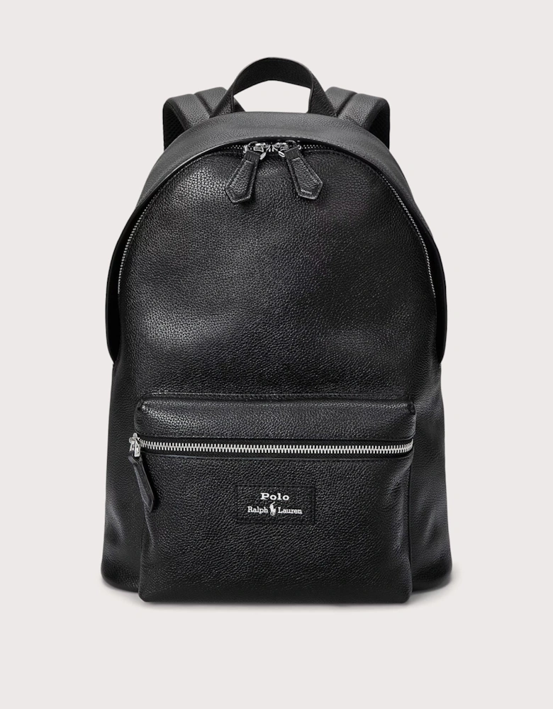 Pebbled Leather Backpack