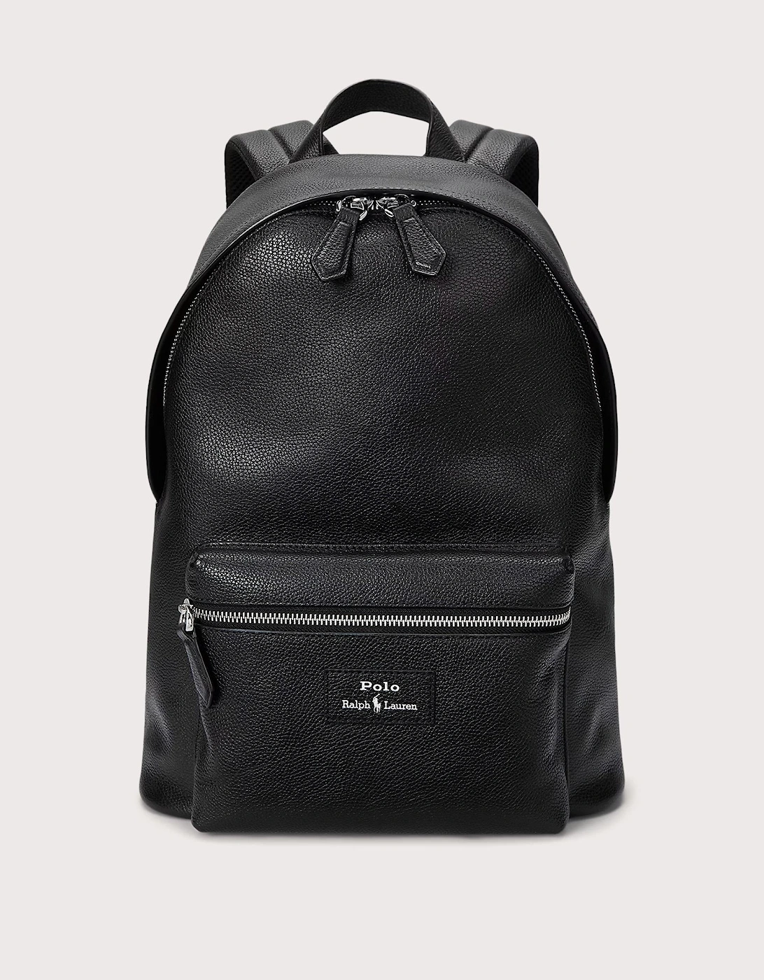 Pebbled Leather Backpack