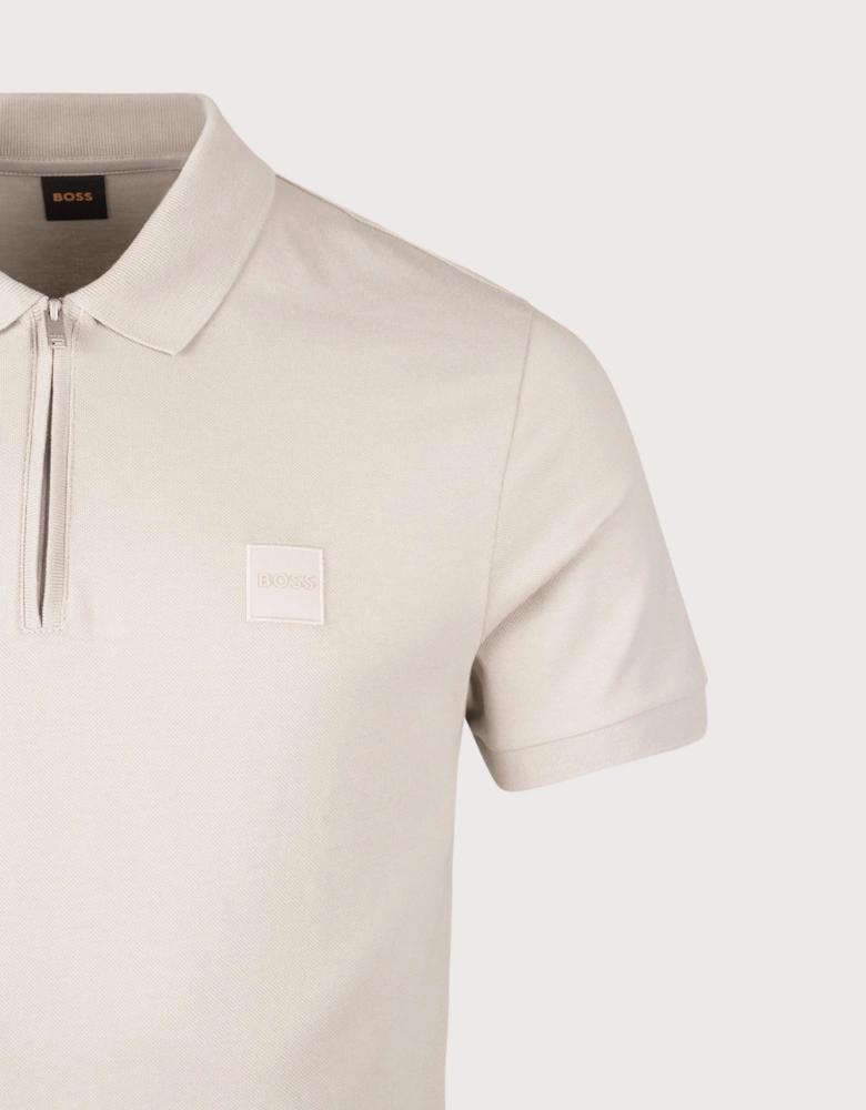 Slim Fit Passerzip Polo Shirt