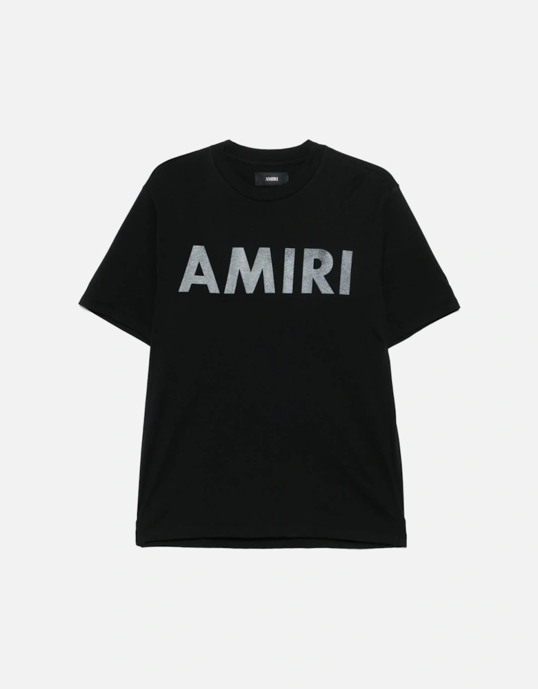 Logo Print T-Shirt in Black