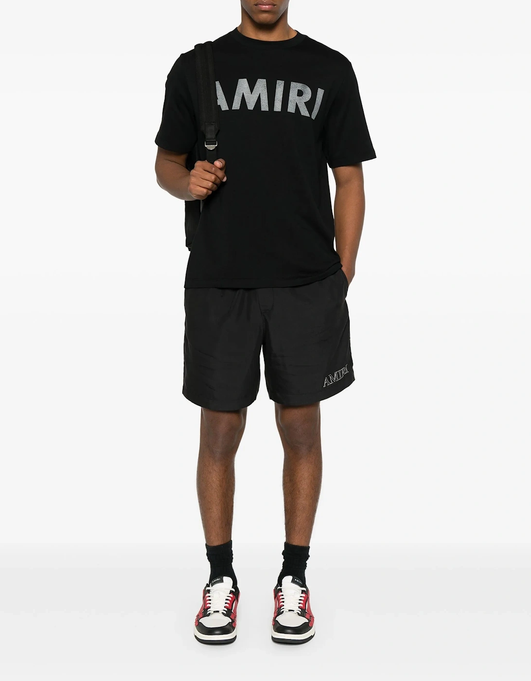 Logo Print T-Shirt in Black