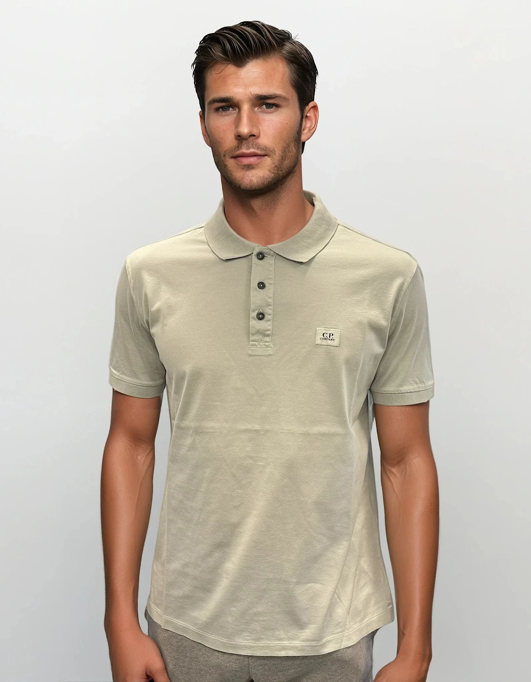 70/2 Mercerized Polo Shirt in Blue Fox