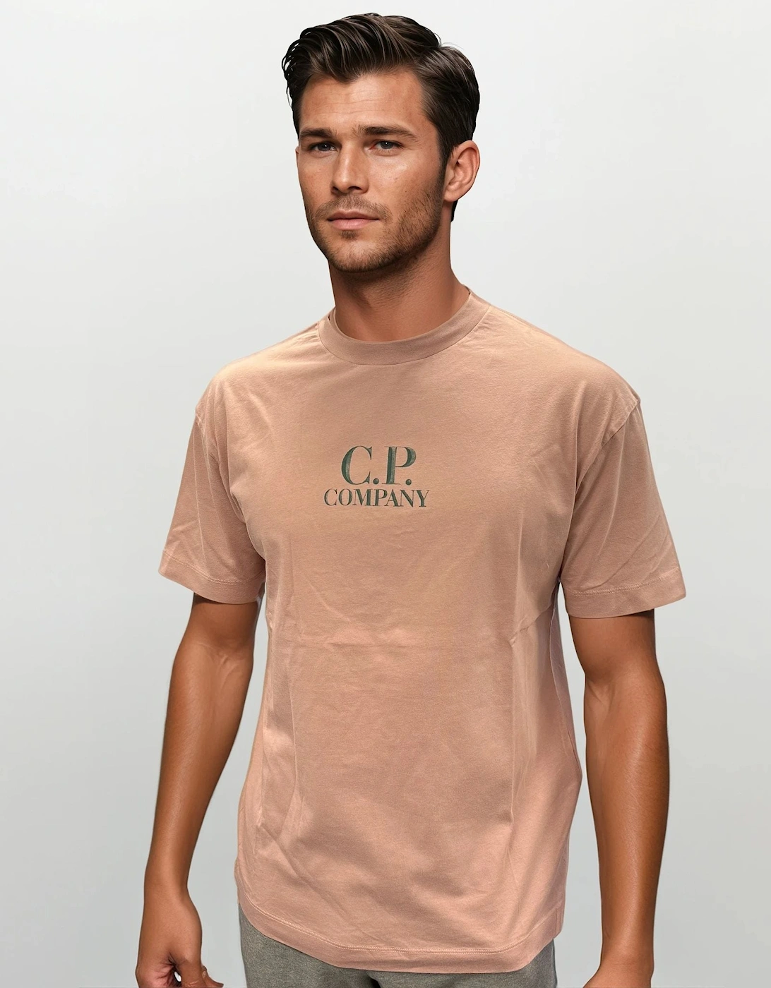 30/1 Jersey Logo T-Shirt Misty Rose