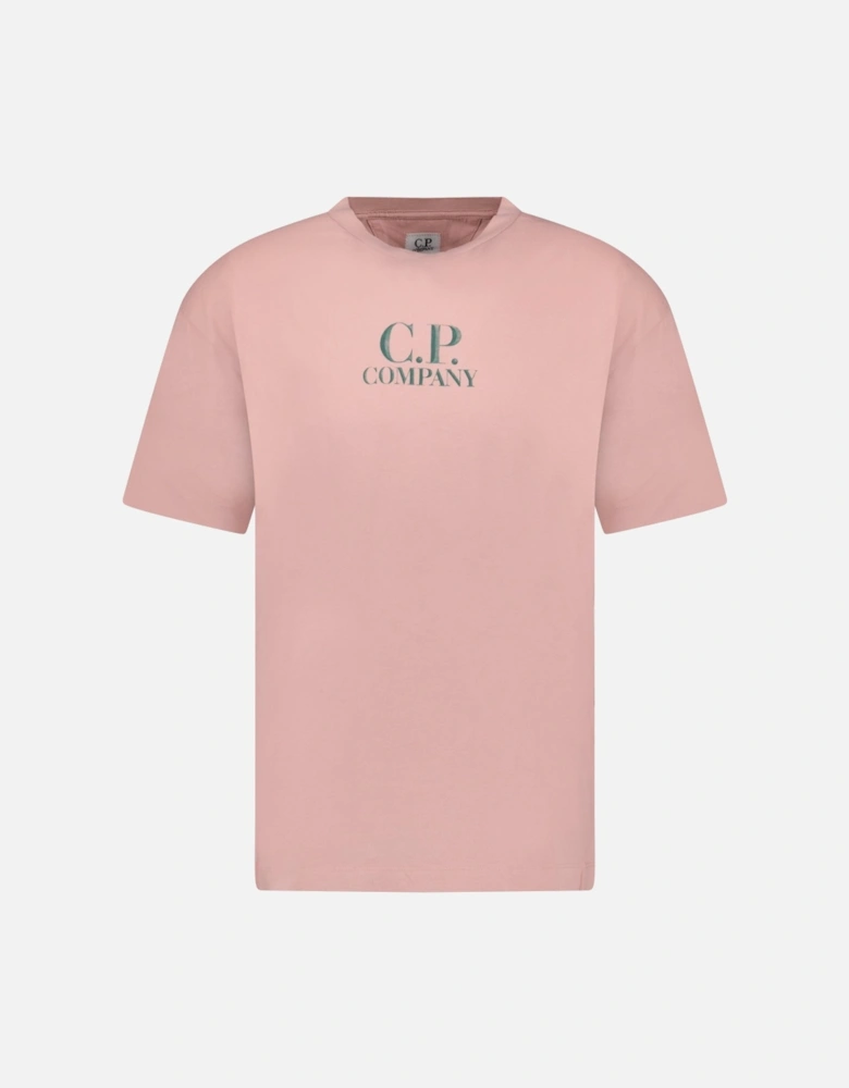 30/1 Jersey Logo T-Shirt Misty Rose