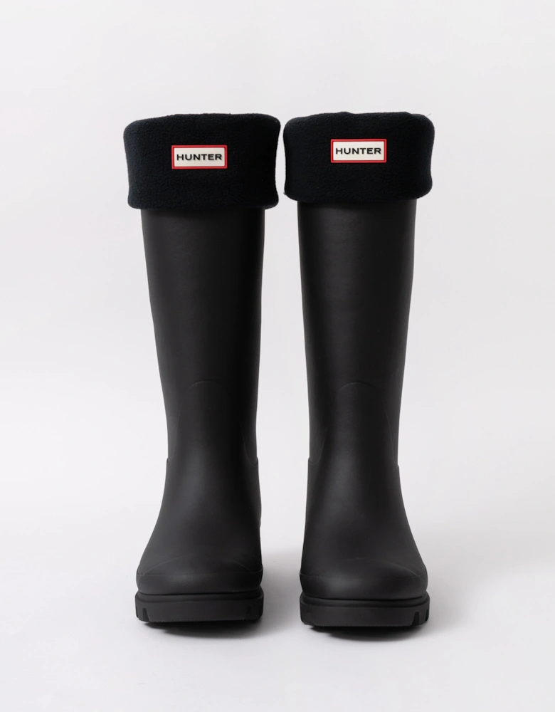 Fleece Tall Boot Sock - Black