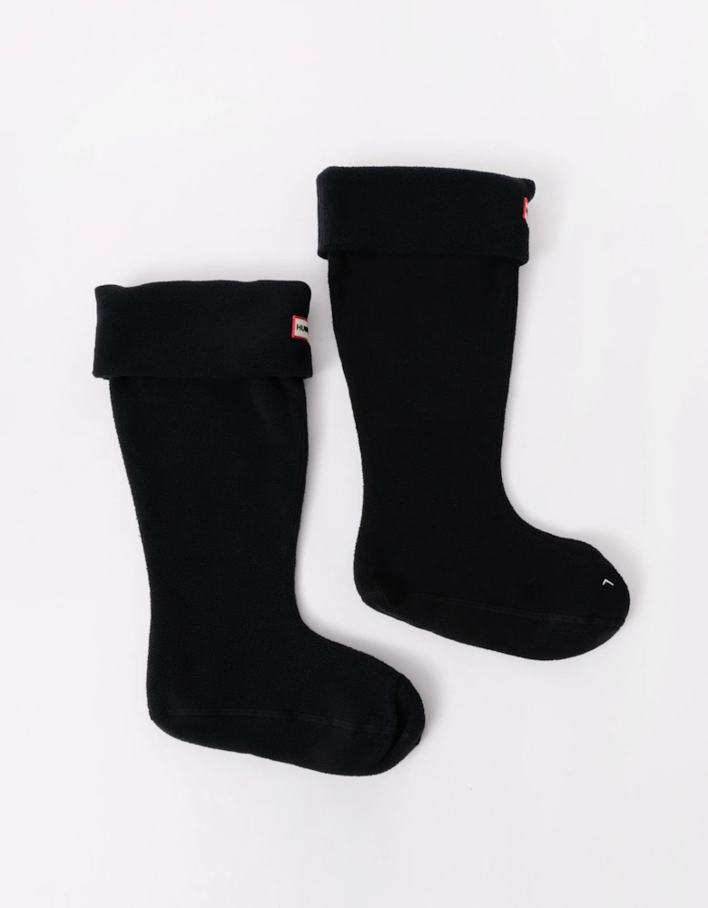Fleece Tall Boot Sock - Black