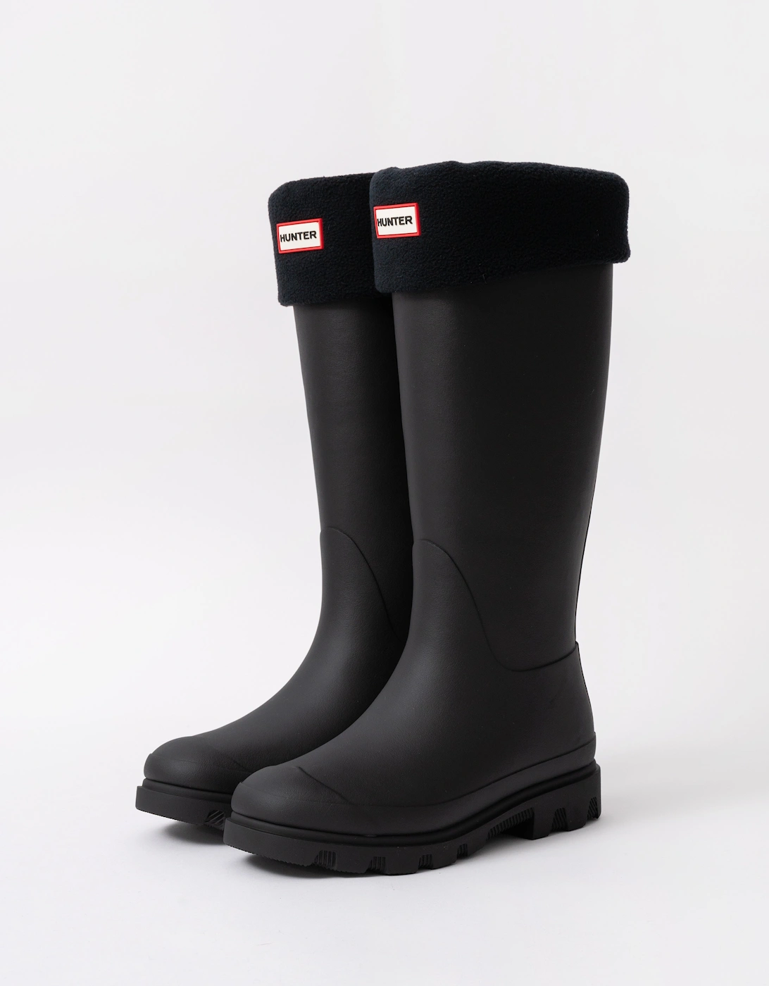 Fleece Tall Boot Sock - Black