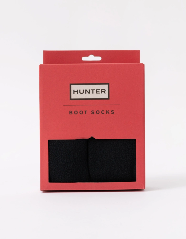 Fleece Tall Boot Sock - Black