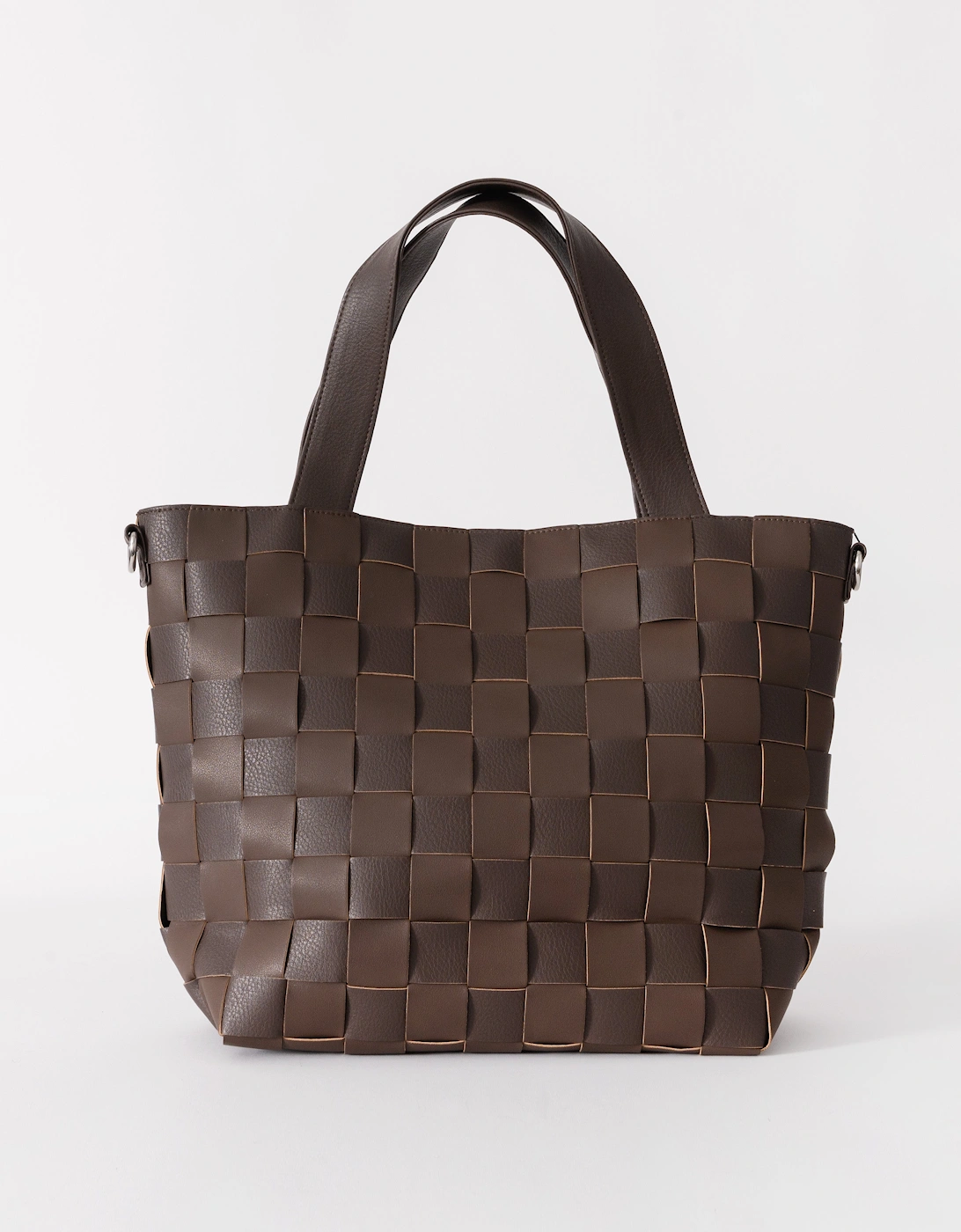 Ilse Jacobsen Women's Ilse Jacobsen Chip Braided Cross-Body Shopper - Chocolate Brown 229