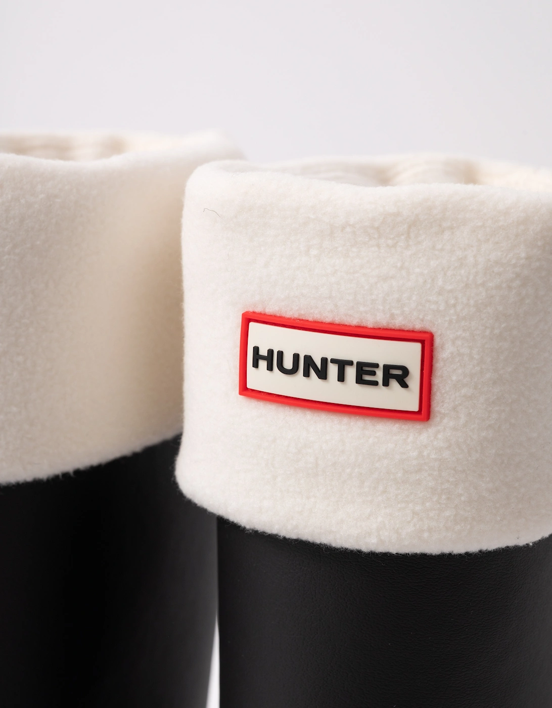 Fleece Tall Boot Sock - White