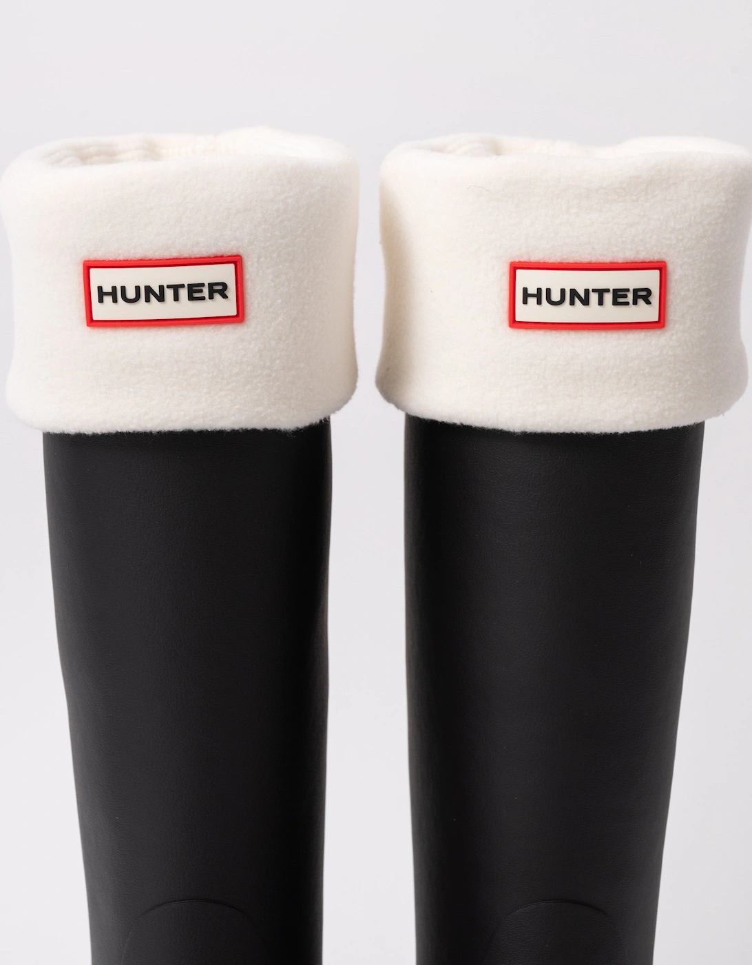 Fleece Tall Boot Sock - White