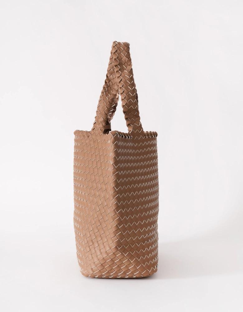 Reversible Braided Shopper - Mocca Metallic Mocca 248728