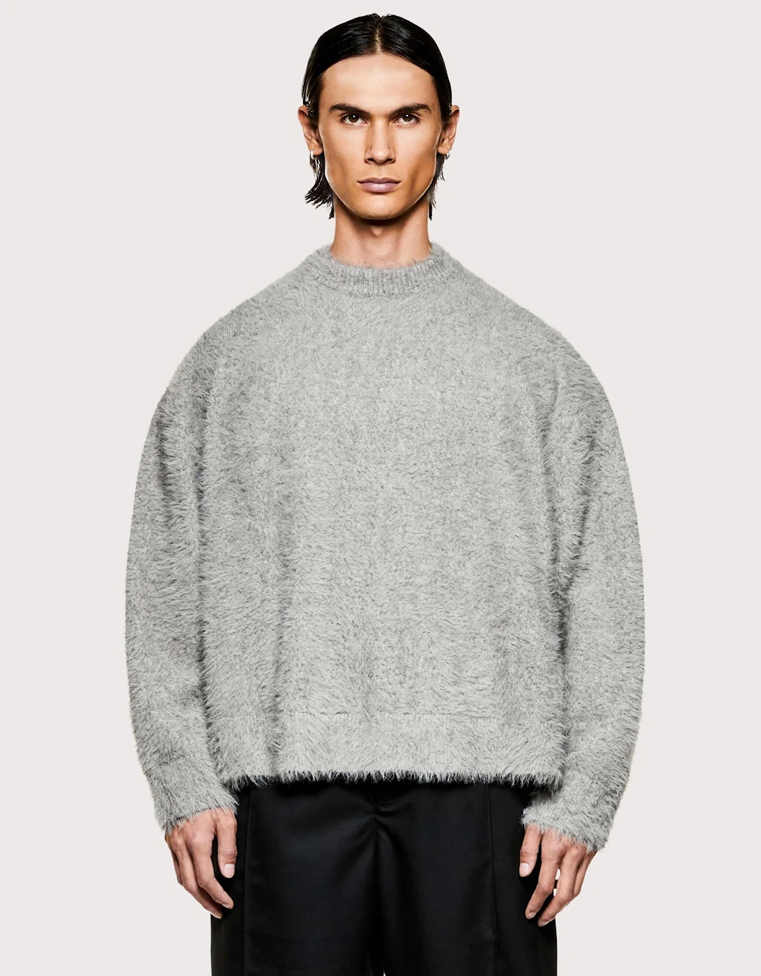 Faux Alpaca Knit Crewneck Jumper, 4 of 3