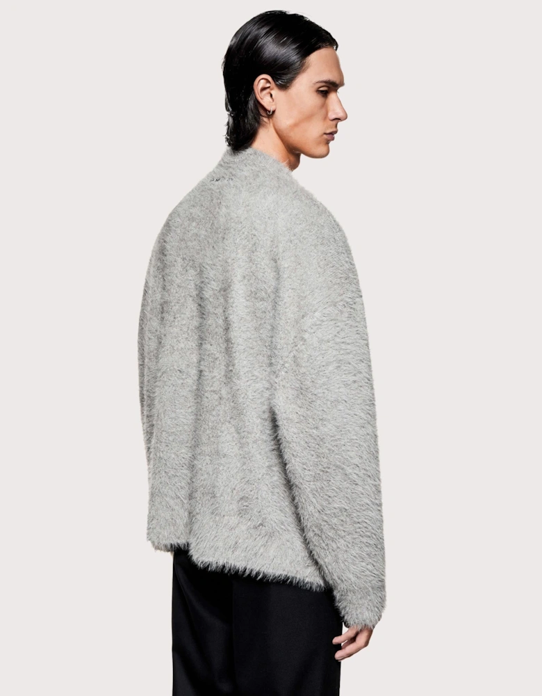 Faux Alpaca Knit Crewneck Jumper