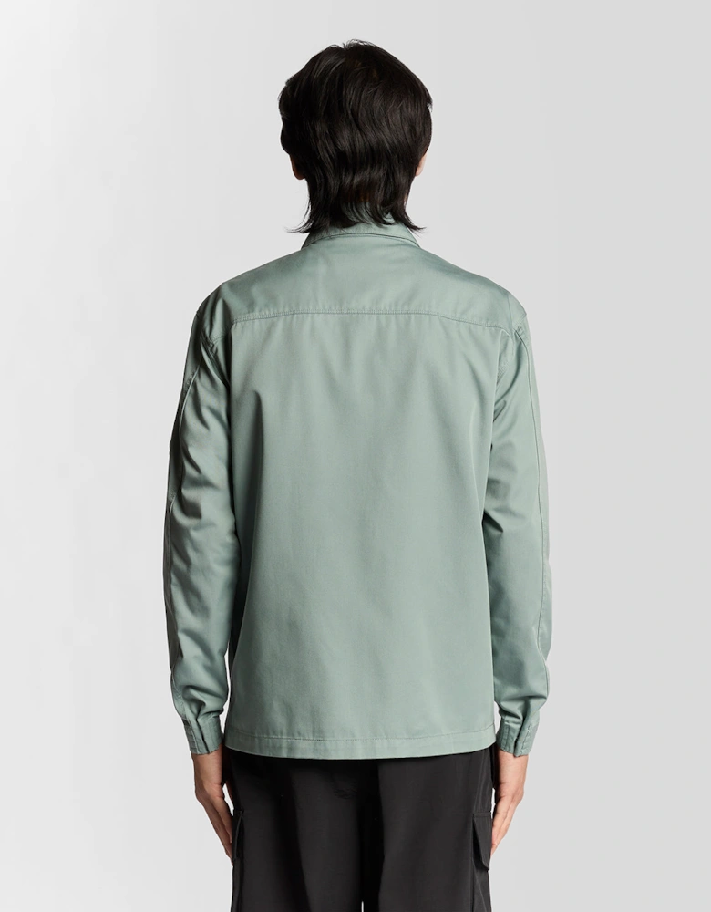 Multi Pocket Full Zip Overshirt