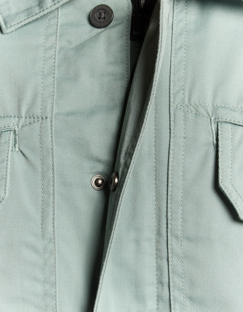 Multi Pocket Full Zip Overshirt