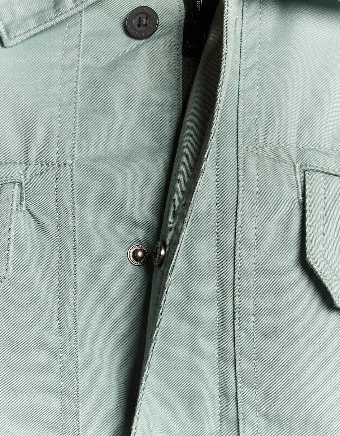 Multi Pocket Full Zip Overshirt