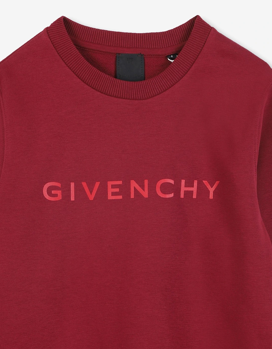 Kids Logo Print Sweatshirt in Red