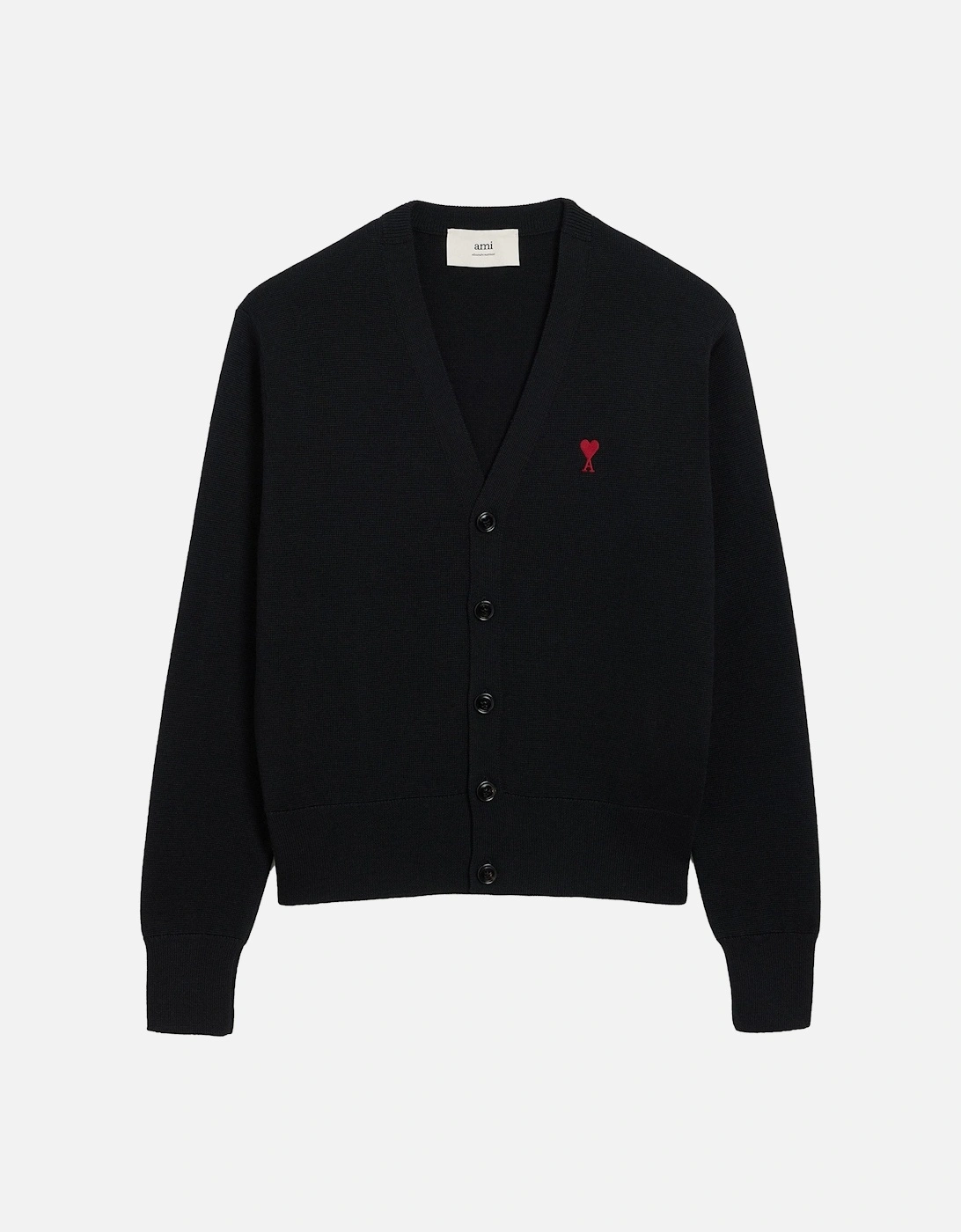 AMI Paris Men's ADC Cardigan Black - Size: 36
