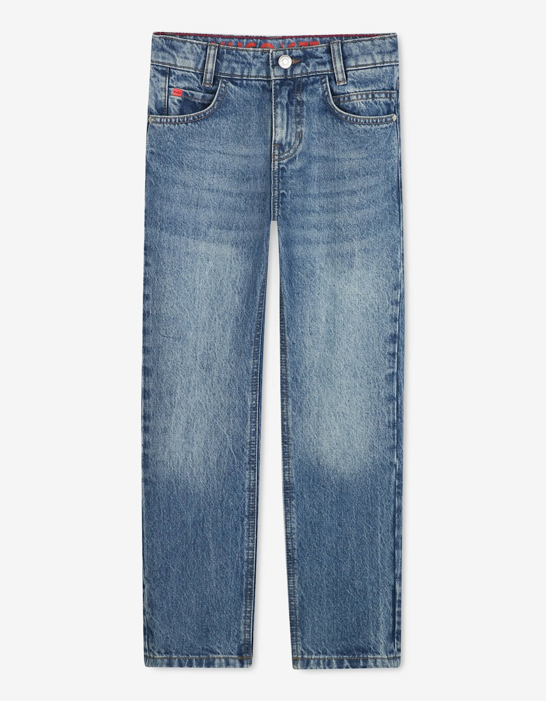 Hugo Boys Regular Fit Denim Jeans in Blue, 5 of 4