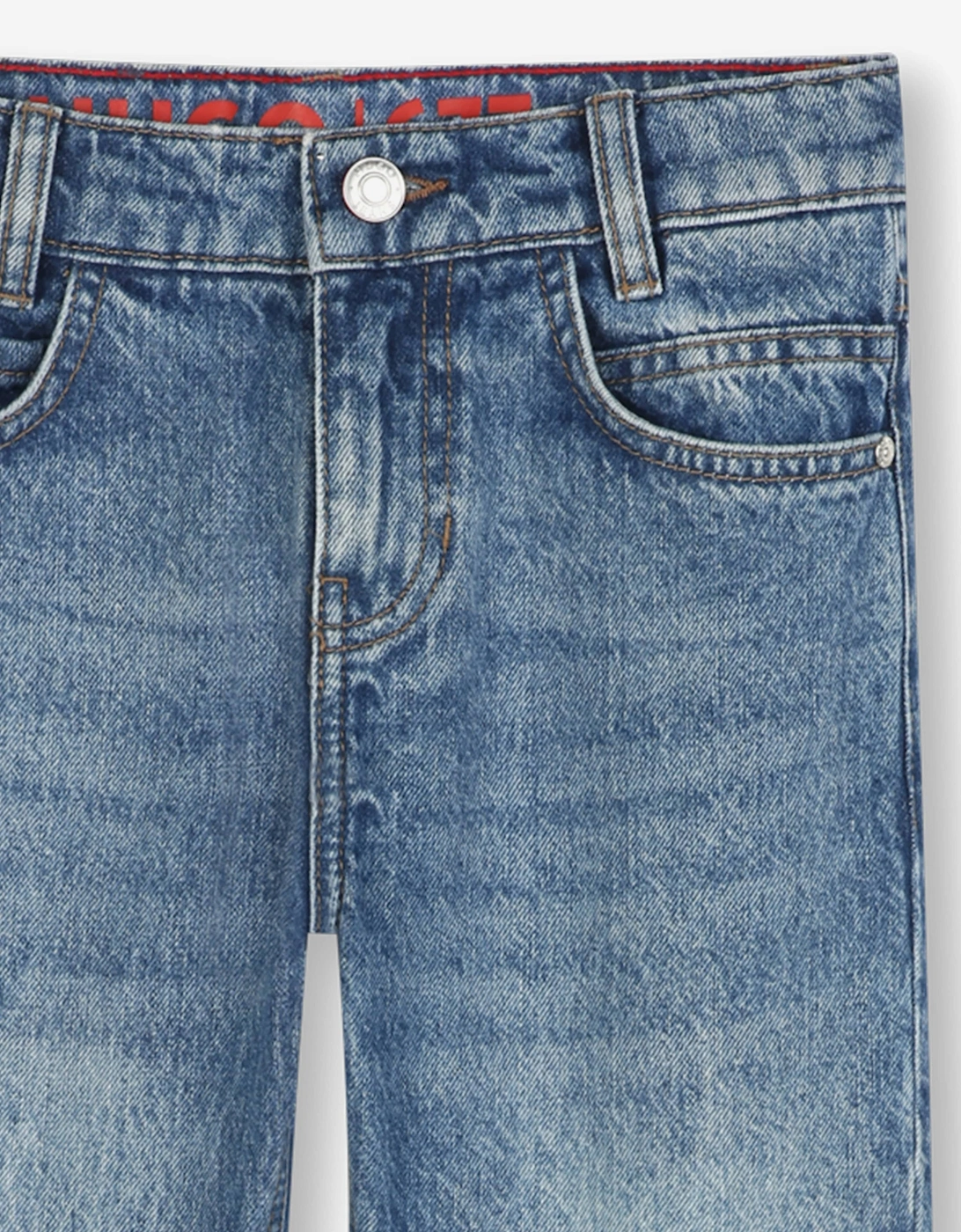 Hugo Boys Regular Fit Denim Jeans in Blue