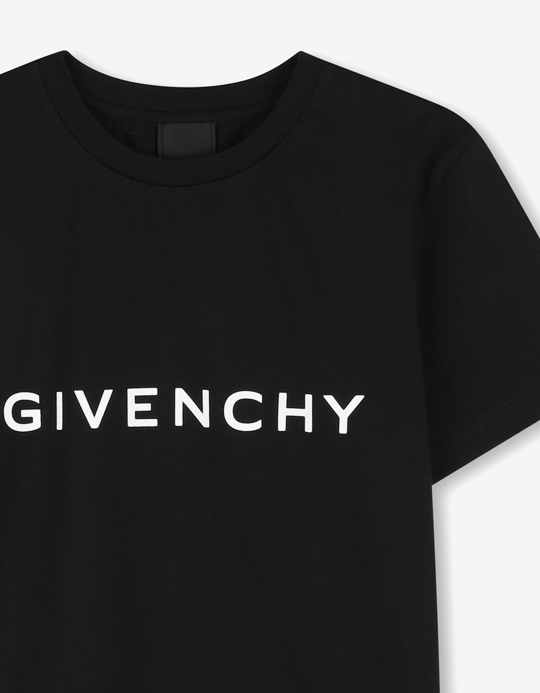 Kids Logo Print T-Shirt in Black