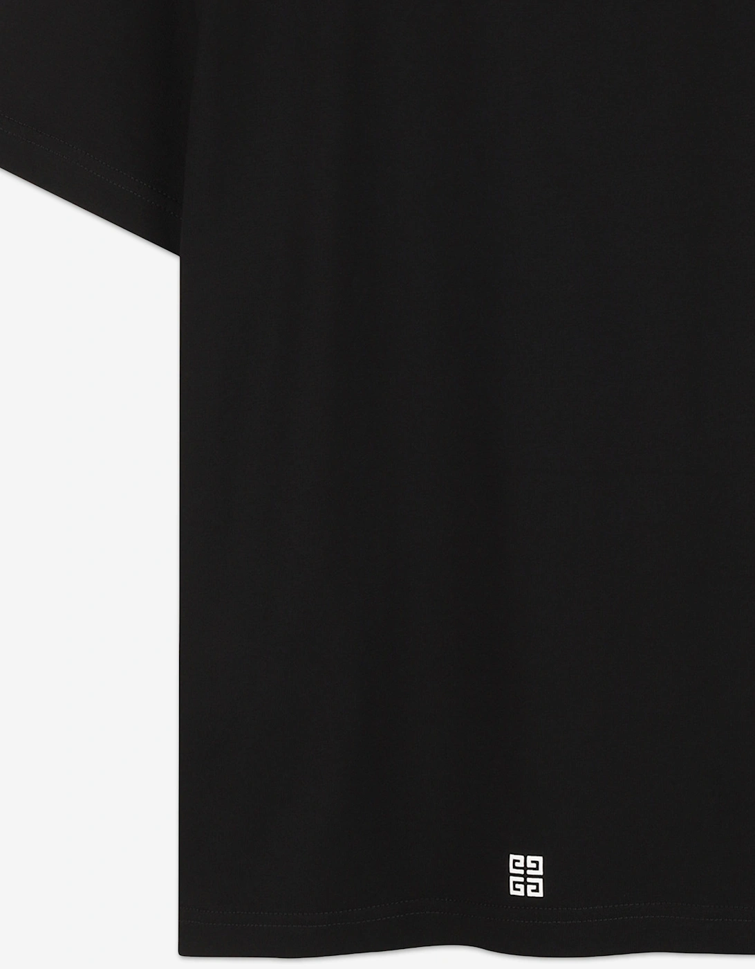 Kids Logo Print T-Shirt in Black