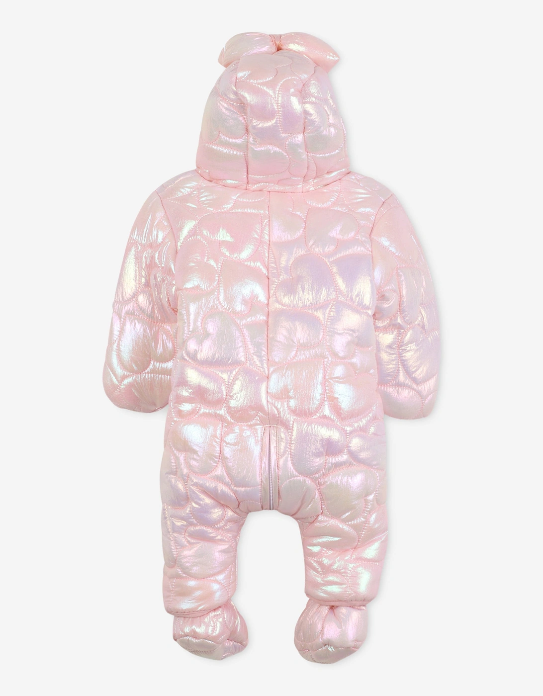 Billieblush Baby Girls Bow Snowsuit in Pink