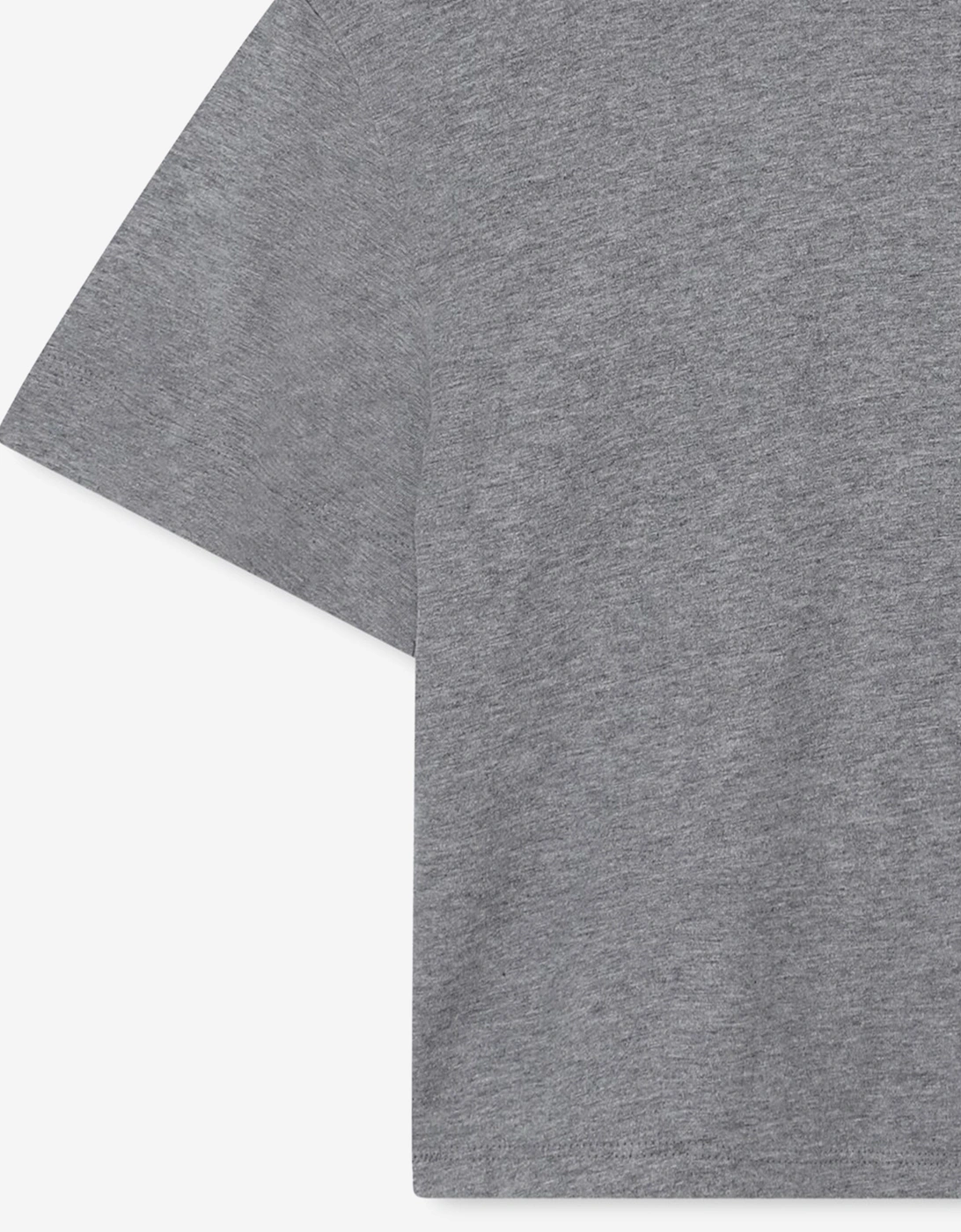 Girls Applique Logo T-Shirt in Grey