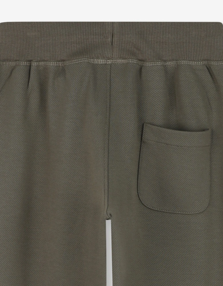 Hugo Boys Logo Print Joggers in Green