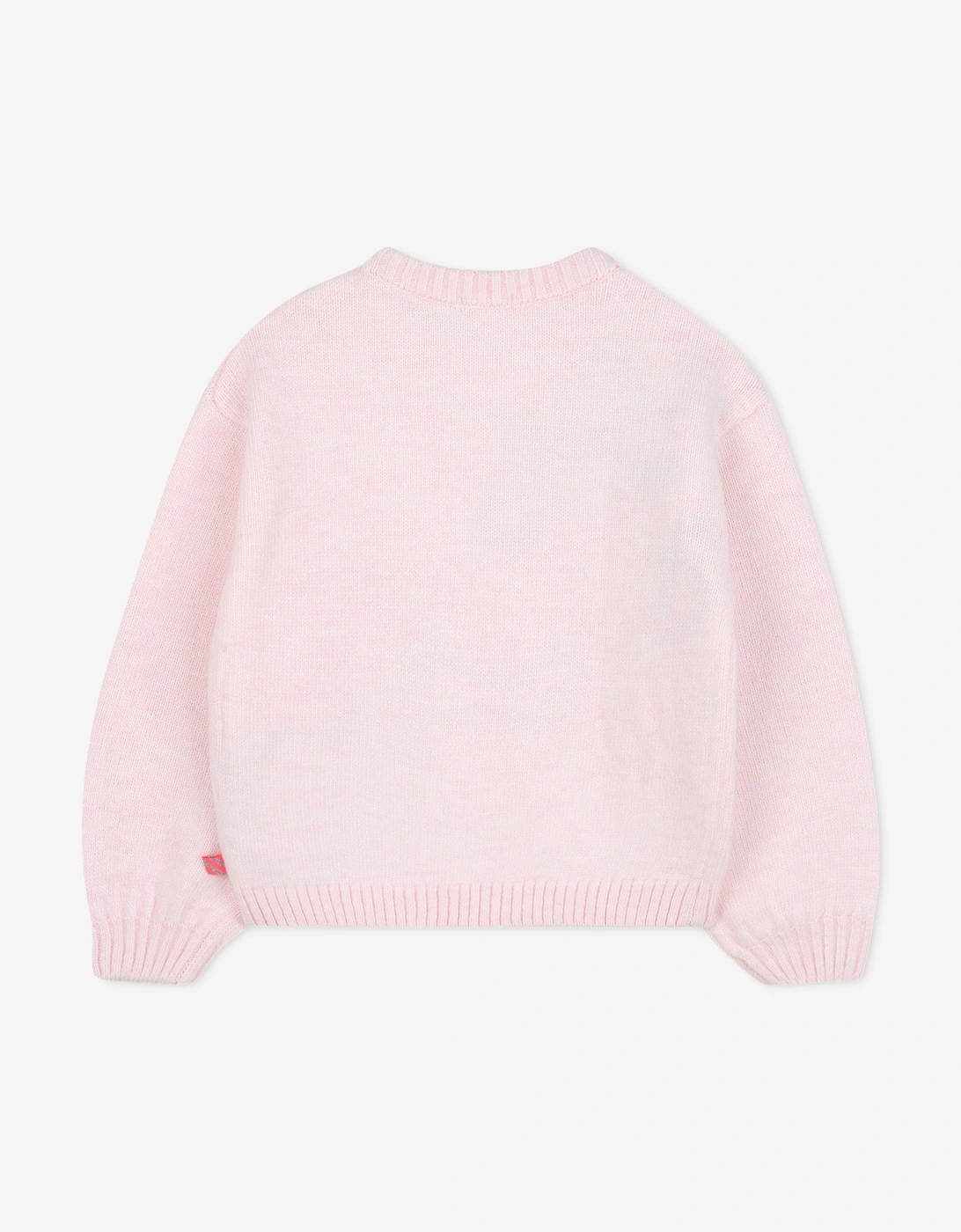 Billieblush Girls Shiny Dream Knitted Jumper in Pink