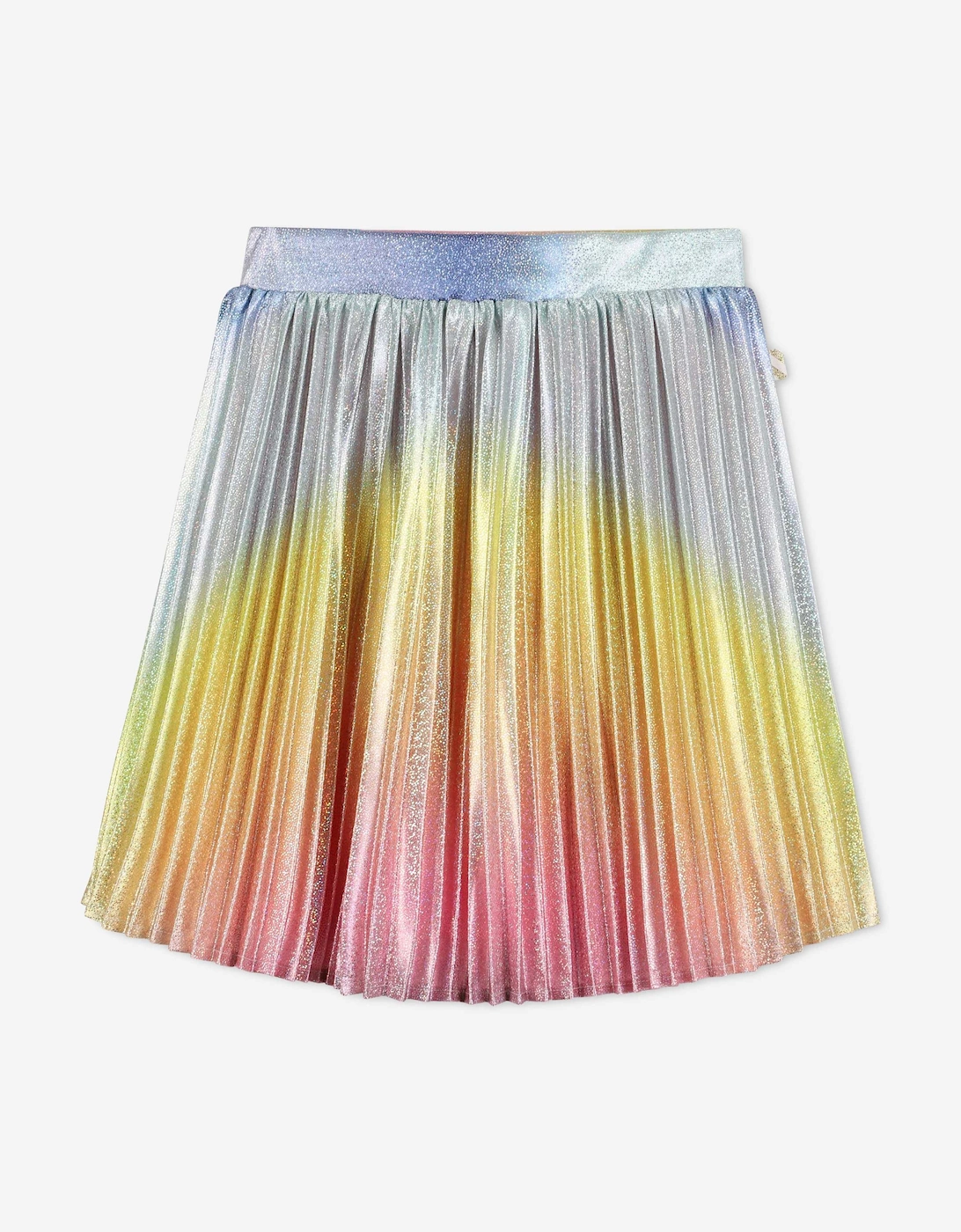 Billieblush Girls Shiny Pleated Gradient Skirt in Multicolour, 5 of 4