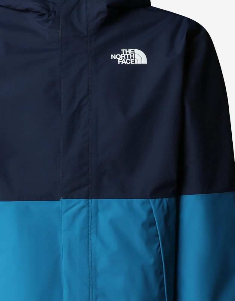Boys Warm Antora Rain Jacket in Navy