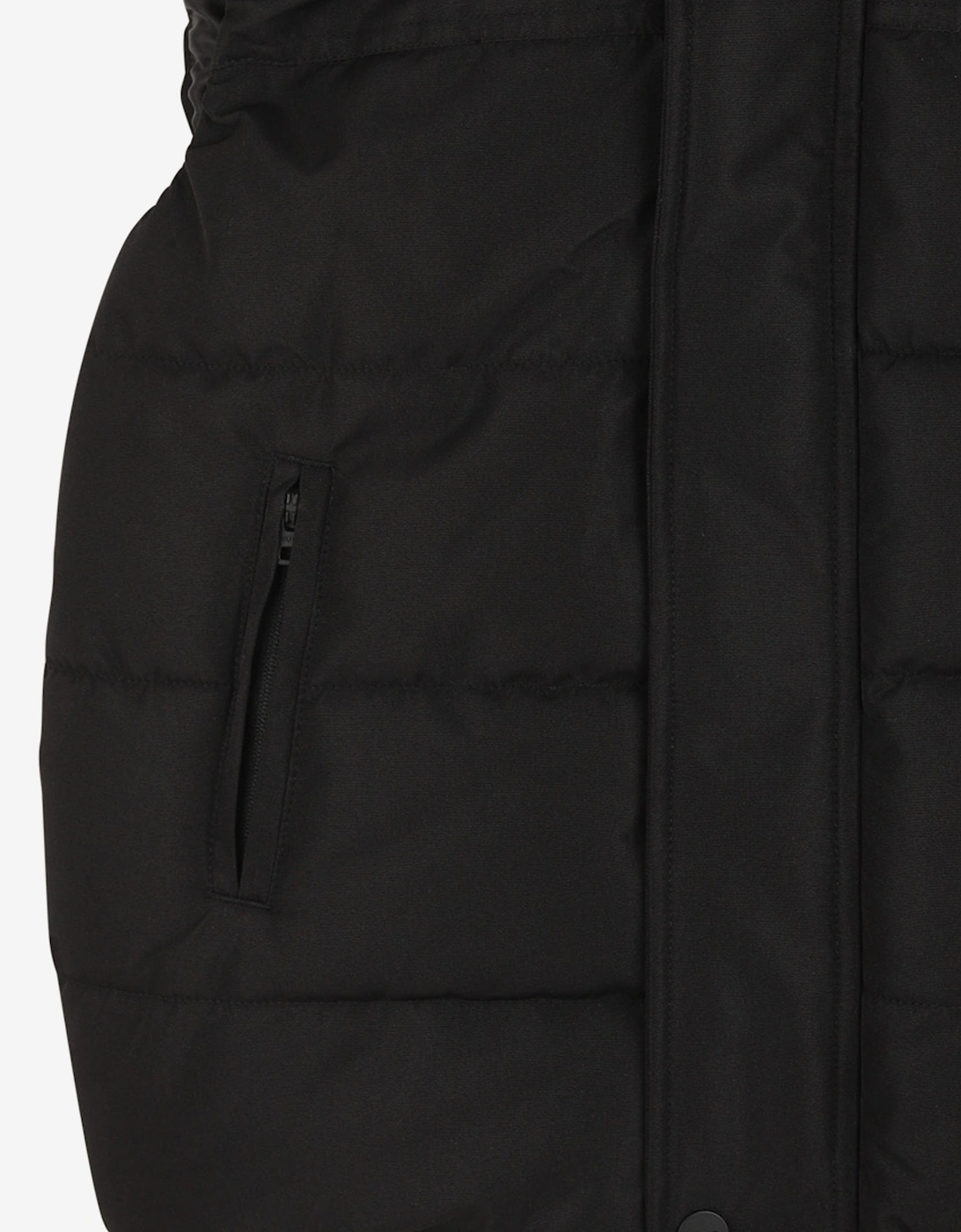 Hugo Boys Down Padded Logo Gilet in Black