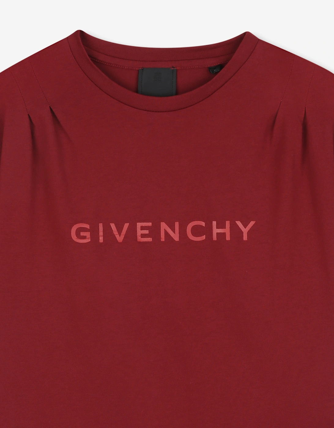 Girls Logo Print T-Shirt in Red