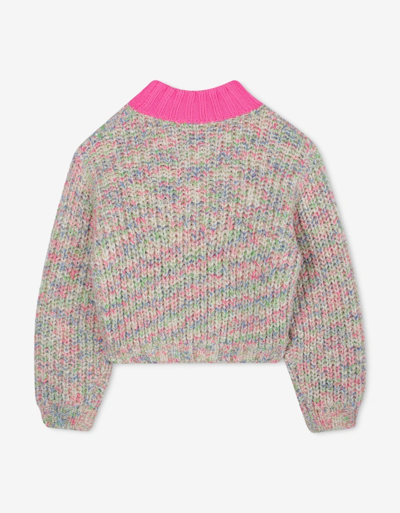 Billieblush Girls Knitted Jumper in Multicolour